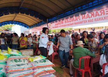 Suasana GPM di Kecamatan Rungan Barat, Kabupaten Gunung Mas, Rabu (19/3/2025). (Foto : DPKP Kabupaten Gumas)