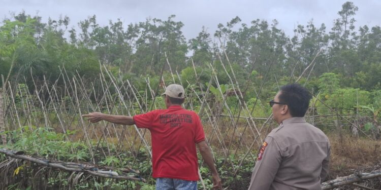Polsek Sepang Ajak Warga Aktifkan Lahan Tidur untuk Ketahanan Pangan