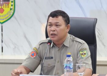 Plt Kepala Pelaksana BPBD Kabupaten Gumas, Atis. (Foto : Diskominfosantik Gumas)