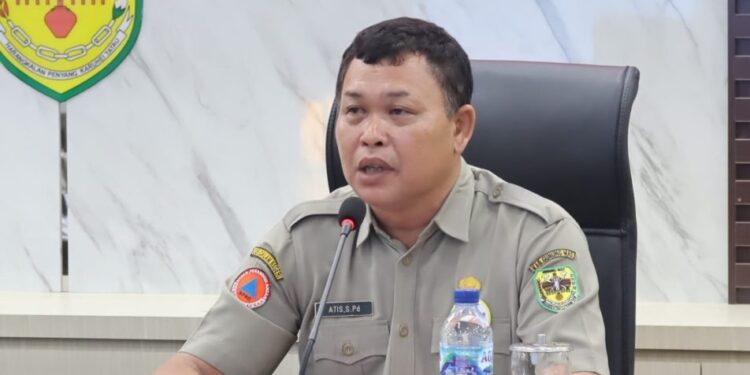 Plt Kepala Pelaksana BPBD Kabupaten Gumas, Atis. (Foto : Diskominfosantik Gumas)