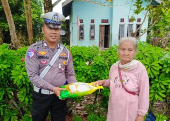 Sat Lantas Polres Gumas Gelar GPM di Tanjung Riu