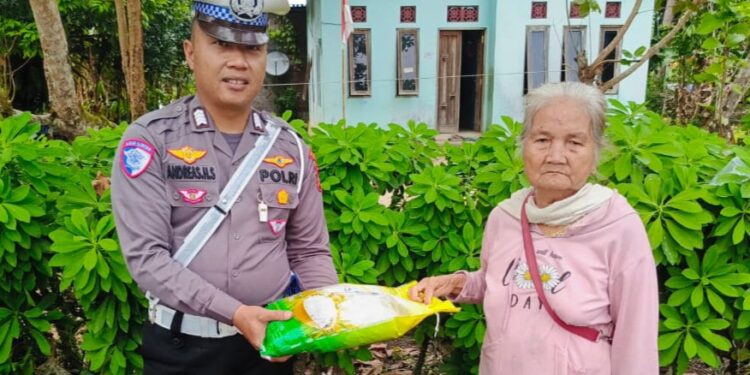 Sat Lantas Polres Gumas Gelar GPM di Tanjung Riu