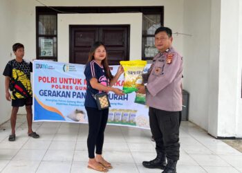 3 Ton Beras Murah Ludes Diserbu Warga di Tewah dan Kuala Kurun