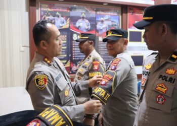 Tingkatkan Layanan Presisi, Kapolres Gumas Pimpin Launching Pamapta Pengganti SPKT