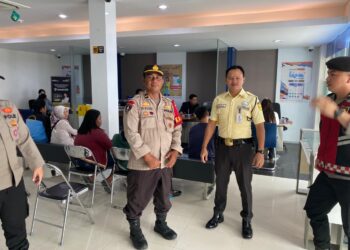 Patroli Polres Gumas Sasar Pusat Keramaian Kuala Kurun
