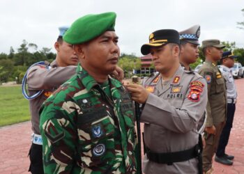 Polres Gunung Mas Gelar Apel Pasukan Operasi Zebra Telabang 2025