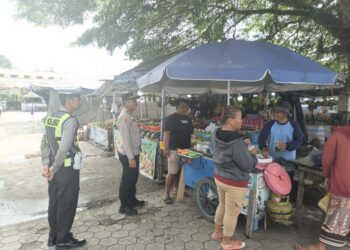 Jajaran Satgas Pamapta Polres Gunung Mas bersama personel piket fungsi gabungan meningkatkan patroli pada jam-jam rawan. (ist)