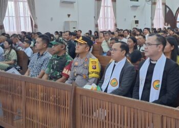 Kapolres Gumas Pastikan Keamanan Ibadah Malam Natal