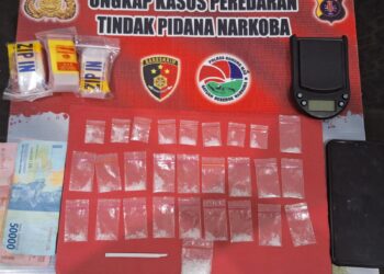 Tak Berkutik, Pengedar Sabu Diciduk Polisi di Sebuah Penginapan