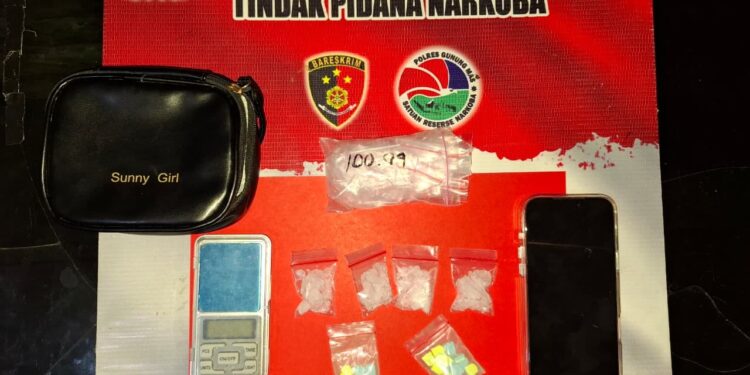 Duduk santai di teras, seorang IRT tak berkutik saat polisi temukan shabu dan ekstasi