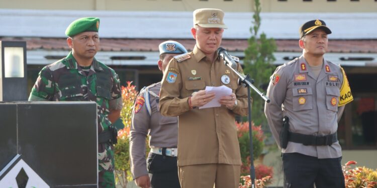 Personel Gabungan Siap Amankan Idul Fitri di Kabupaten Gunung Mas