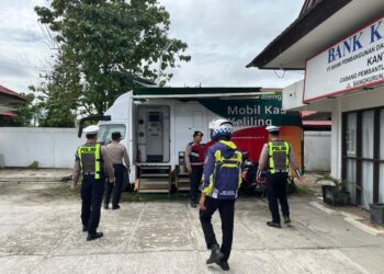 Polres Gumas Perkuat Pengamanan Pasca Idulfitri, Patroli Menyasar Bank dan Pasar