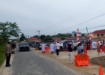 Polres Gumas Amankan Peresmian Gedung SD St. Yosef, Wujud Dukungan bagi Dunia Pendidikan
