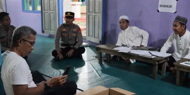 Pengamanan Humanis, Polres Gunung Mas Jaga Khusyuknya Malam Takbiran