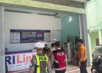 Cegah Kriminalitas, Polisi Sisir Bank, SPBU, dan Pasar di Kuala Kurun
