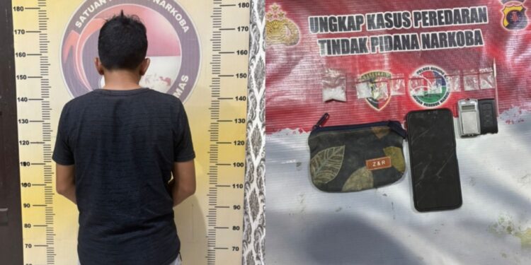 Coba Melarikan Diri, Pengedar Sabu di Tewah Berhasil Ditangkap