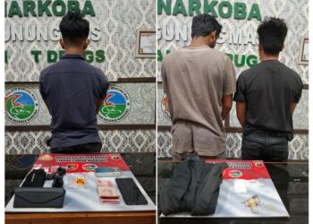 Gerebek Pondok Dini Hari, Polisi Sita 8,26 Gram Sabu dan Ringkus Tiga Pengedar di Takaras