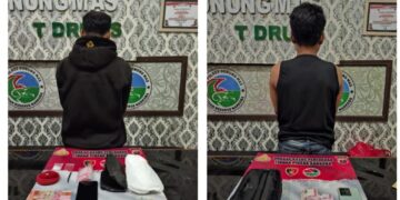 Dua Pengedar Sabu Ditangkap di Manuhing, Polisi Amankan 4,36 Gram Barang Bukti