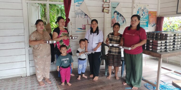 Ratusan Balita dan Ibu di Gunung Mas Mendadak Sumringah Pagi Ini, Kenapa Ya?