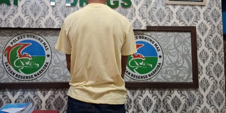 Dikira Aman Tersembunyi, Polres Gumas Justru Temukan Sabu Pria Ini di Tempat Tak Terduga