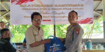 Silaturahmi Hangat Polres Gunung Mas dan Insan Pers, Satukan Langkah Jaga Daerah