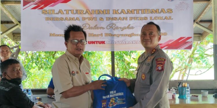 Silaturahmi Hangat Polres Gunung Mas dan Insan Pers, Satukan Langkah Jaga Daerah