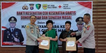 Senyum Anak-anak dan Warga Jadi Kado Terindah Hari Bhayangkara ke-80 di Gumas