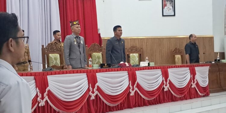DPRD Gumas Gelar Rapat Paripurna Bahas Tiga Raperda Strategis