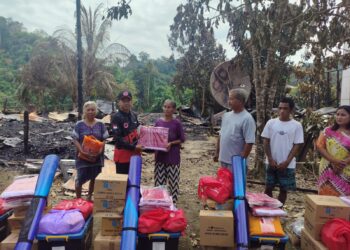 Pemkab Gumas salurkan bantuan logistik kepada korban kebakaran di Tumbang Lapan