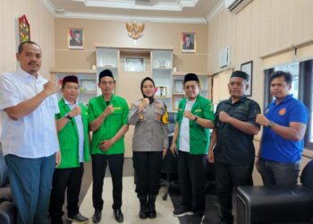 Kapolres Gumas dan PC GP Ansor Perkuat Sinergi Jaga Kamtibmas