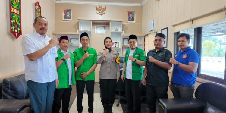 Kapolres Gumas dan PC GP Ansor Perkuat Sinergi Jaga Kamtibmas