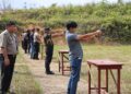 Polres Gumas Asah Kemampuan Personel Lewat Lomba Menembak