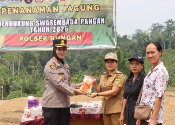 Kapolres Dukung Pengembangan Jagung di Tajah Antang Raya