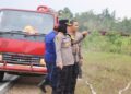 Kapolres Gumas Pimpin Penanganan Karhutla di Batu Nyapau