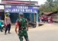 Sinergi TNI-Polri, Jalan Sehat di Rungan Aman