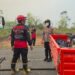 Kapolres Gumas Pimpin Tim Gabungan Padamkan Karhutla