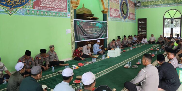 Maulid Nabi 1448 H di Polres Gumas, Momentum Teladani Akhlak Rasulullah dalam Pelayanan