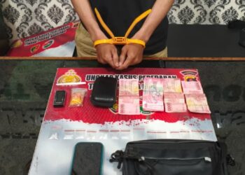 Gerebek Kos di Kurun, Polisi Sita 7 Paket Sabu