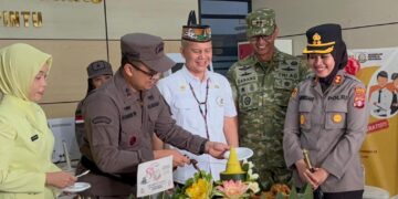 Kejutan HUT Kejaksaan ke-81, Bupati Gumas, Kapolres, dan Dandim Sambangi Kantor Kejari