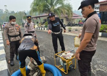 Cek Personel hingga Patroli, Polres Gumas Siaga Bencana Karhutla