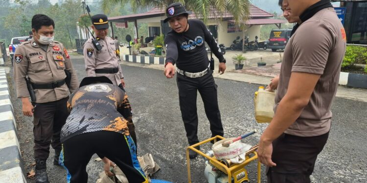 Cek Personel hingga Patroli, Polres Gumas Siaga Bencana Karhutla