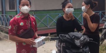 DPK PPNI Tewah Bagikan 1.000 Masker Gratis untuk Warga