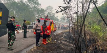 Respons Cepat Laporan 110, Tim Gabungan Padamkan Titik Api