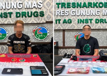 Satresnarkoba Polres Gunung Mas Ungkap Dua Kasus Peredaran Shabu di Rungan
