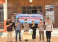 Polres Gunung Mas Gandeng Mitra Salurkan Oksigen Portable untuk Sekolah Rakyat