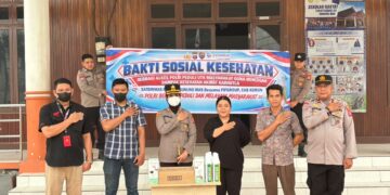 Polres Gunung Mas Gandeng Mitra Salurkan Oksigen Portable untuk Sekolah Rakyat