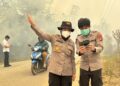 Kapolres Gunung Mas Turun Langsung Pantau Hotspot dan Penanganan Karhutla