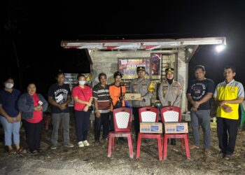 Kapolres Gunung Mas Pimpin Patroli Skala Besar dan Salurkan Logistik untuk Pos Pantau Karhutla