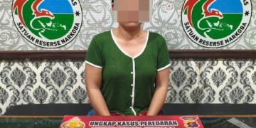 Polres Gunung Mas Ringkus Perempuan Diduga Pengedar di Tumbang Tariak