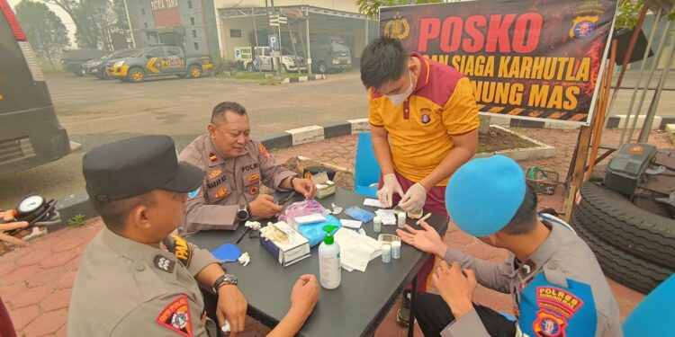 Kesehatan Personel Polres Gunung Mas Dijaga Lewat Jumat Sehat